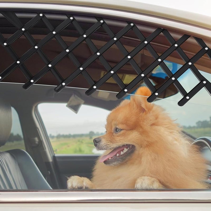 Retractable Pet Car Window Barrier Mesh Safety Net For Dogs Trucks And SUVs - Image 4